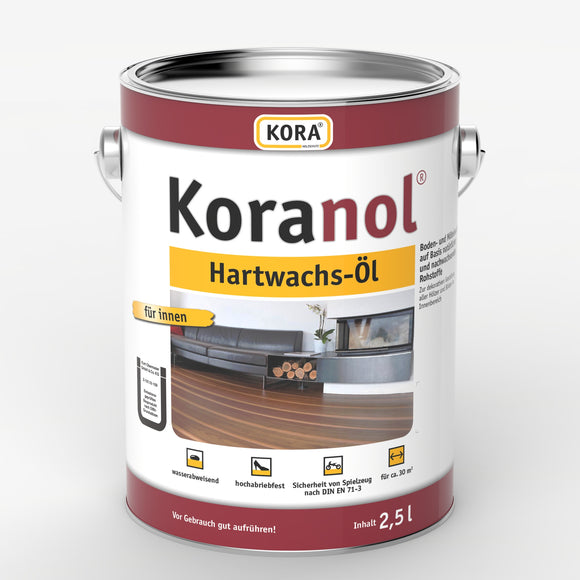 Kora Koranol Hartwachs-Öl 2,5 Liter naturweiß