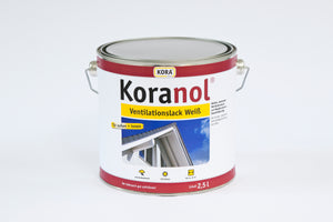 Kora Koranol Ventilationslack Weiß 2,5 Liter