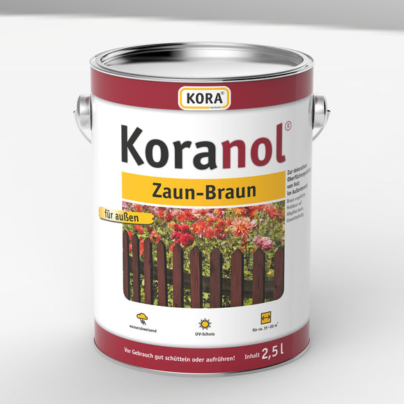 Kora Koranol Zaun-Braun 5 Liter dunkelbraun