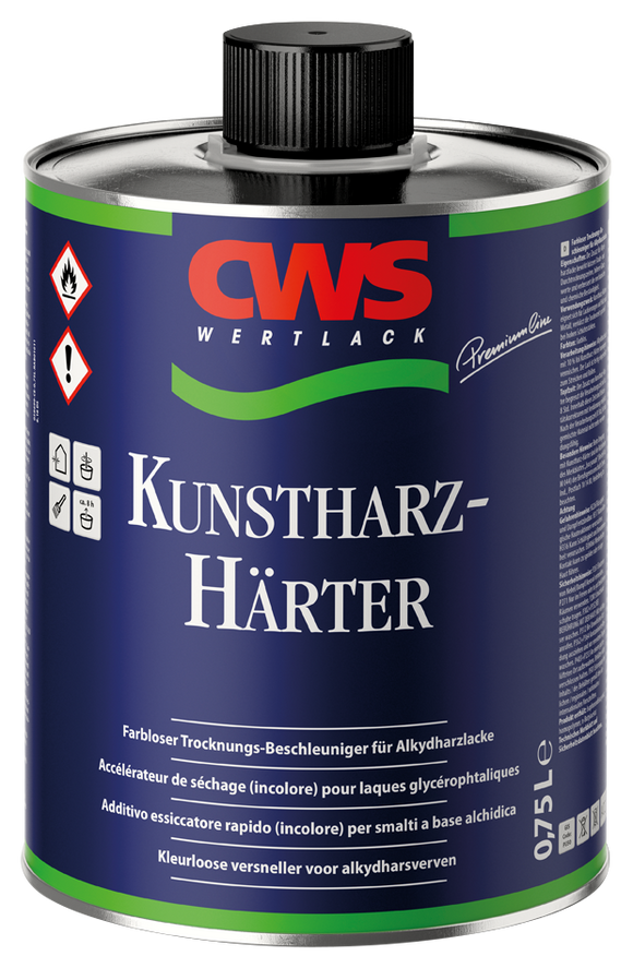 CWS WERTLACK Kunstharz-Härter 0,75 Liter farblos