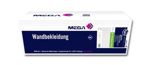 4x MEGA Glattvlies ZV 130 Quick & Easy 25,00 m x 0,75 m weiß