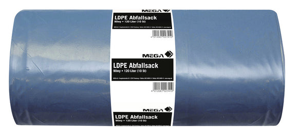 MEGA LDPE Abfallsack verstärkt 90my 10 Stück