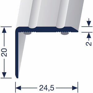 MEGA Winkelprofil 235-SK selbstklebend Aluminium gold F5 1 lfm