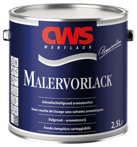 CWS WERTLACK Malervorlack 0,75 Liter weiß