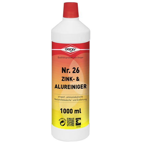 Geiger Nr.26 Zink- und Alureiniger 5 Liter farblos