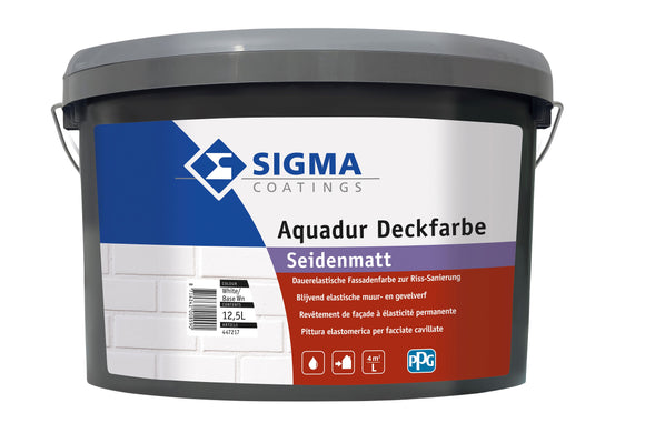 Sigma Aquadur Deckfarbe 12,5 Liter weiß