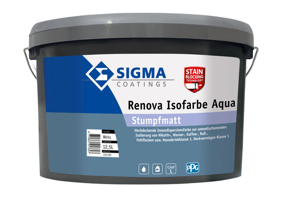 Sigma Renova Isofarbe Aqua 12,5 Liter weiß