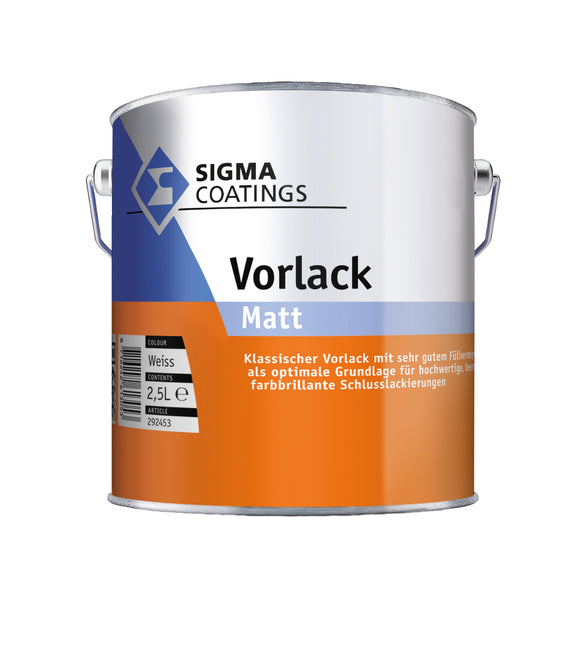Sigma Vorlack 2,5 Liter weiß