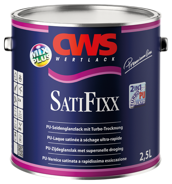 CWS WERTLACK SatiFixx 0,75 Liter weiß