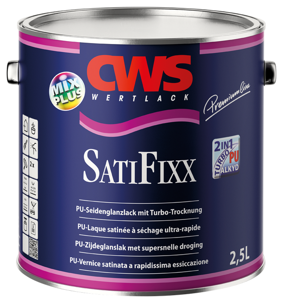 CWS WERTLACK SatiFixx 2,5 Liter weiß