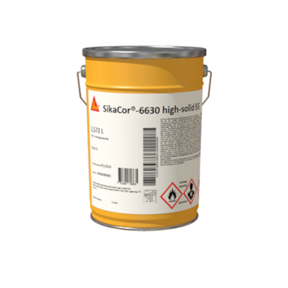 Sika® SikaCor® 6630 High Solid EG 2,57 Liter schwarzgrau Glitzer Basis EG