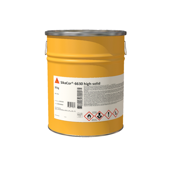 Sika® SikaCor® 6630 high-solid 12,45 kg klar bräunlich Basis 1