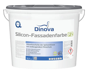 Dinova Silicon Fassadenfarbe FZ 12,5 Liter weiß