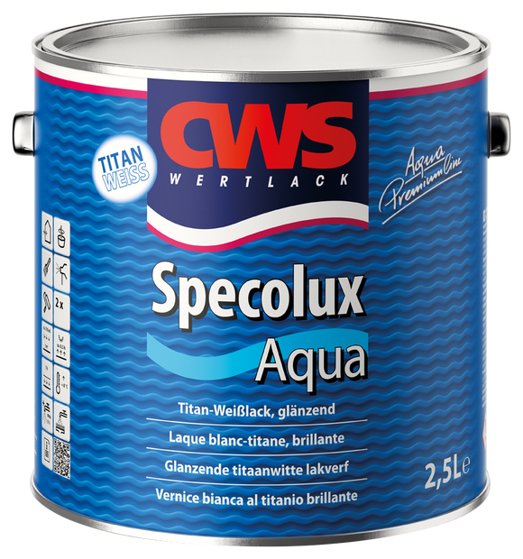 CWS WERTLACK Specolux Aqua 2,5 Liter weiß