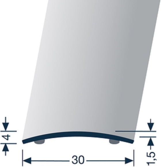 MEGA Übergangsprofil 459-SK selbstklebend Aluminium bronze F6 1 lfm