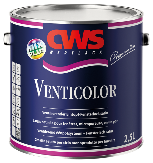 CWS WERTLACK Venticolor 2,5 Liter weiß