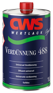 CWS WERTLACK Verdünnung 488 1 Liter farblos