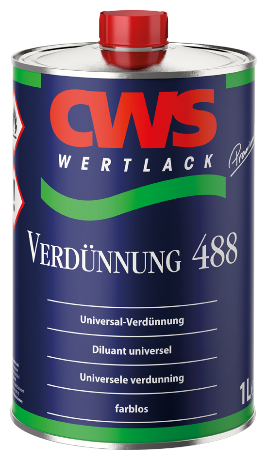 CWS WERTLACK Verdünnung 488 3 Liter farblos