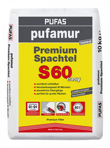 Pufas pufamur Premium-Spachtel S60 easy 10 kg weiß