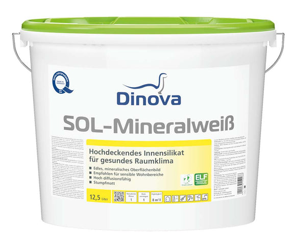 Dinova SOL-Mineralweiß 12,5 Liter weiß
